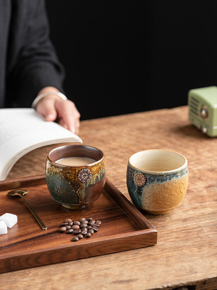 Rustic Kiln-Glazed Coffee Mug