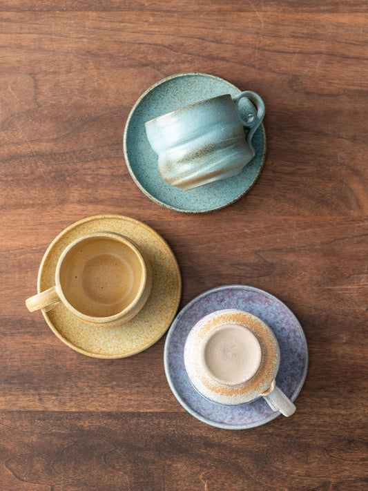 Rustic Clay Glazed Coffee Cup