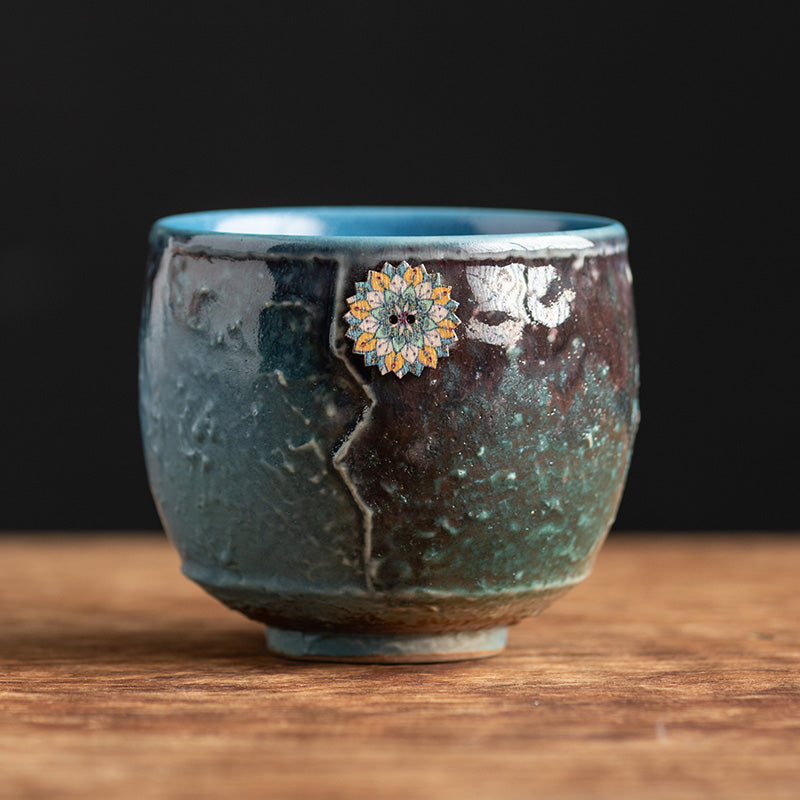 Rustic Kiln-Glazed Coffee Mug